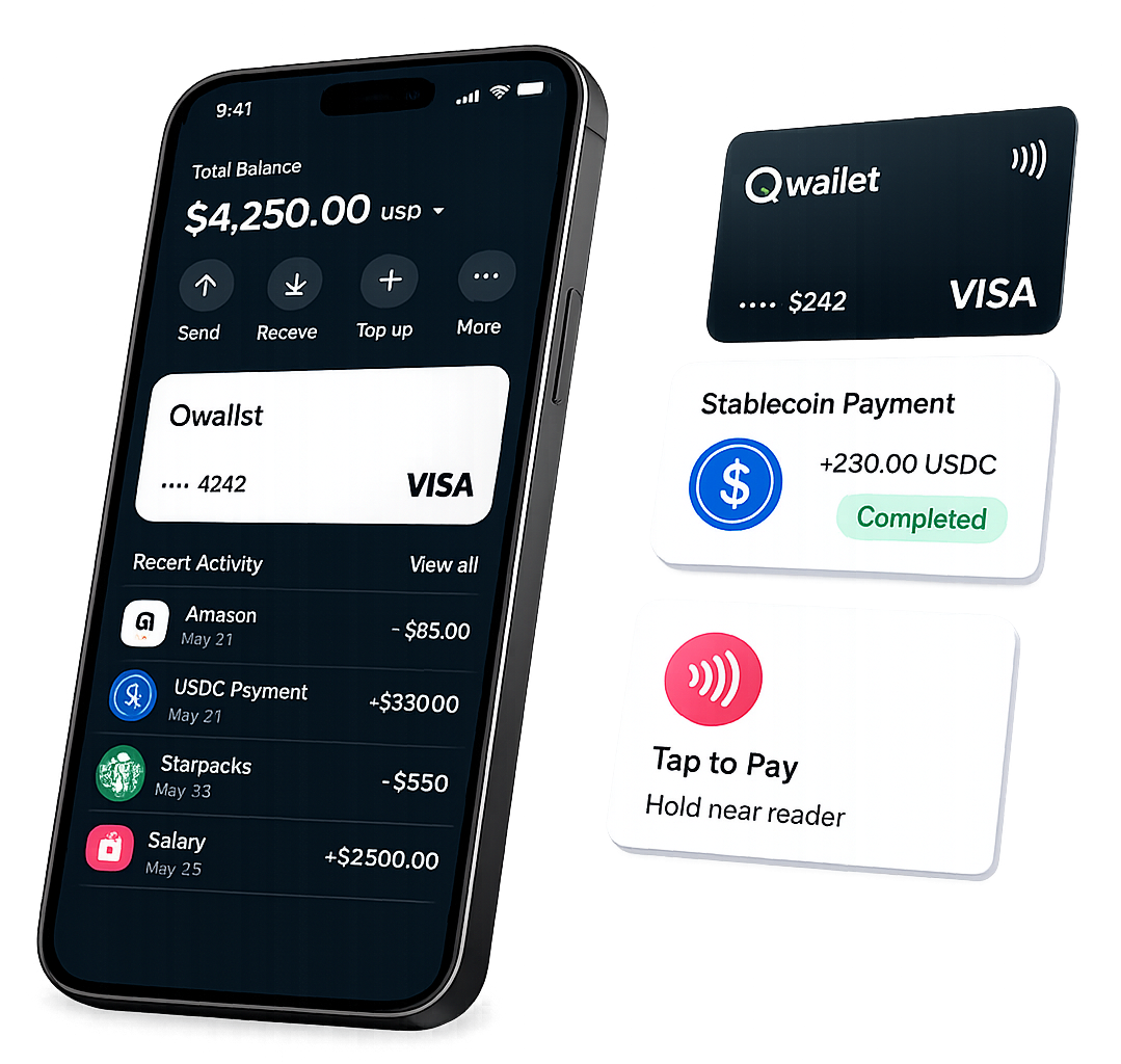 Digital Wallet App Interface