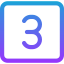 number 3 1