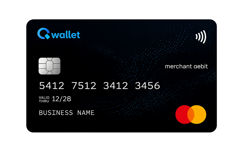 quickewallet merchant debit card